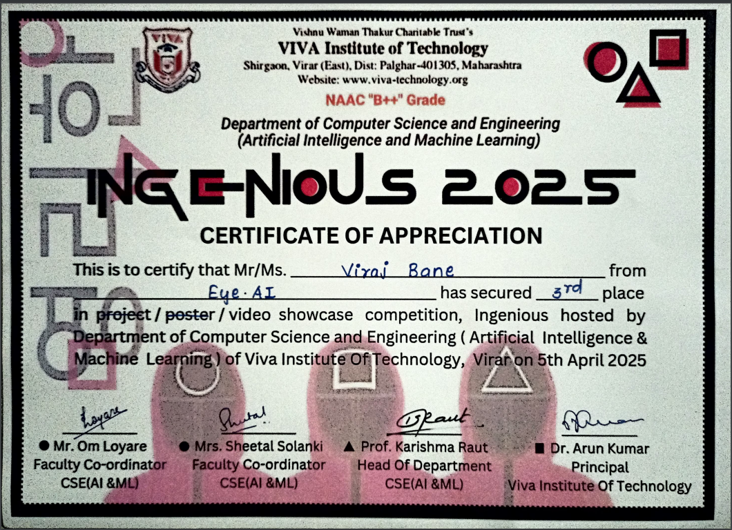 3rd Place – Video Editing Competition